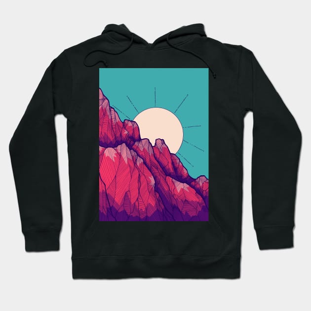 The rose red peak Hoodie by Swadeillustrations